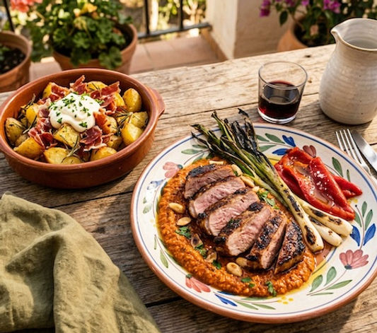 Secreto Iberico Pork with Romesco