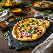 Spiced Mango Naan