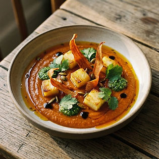 Roasted Carrot Salmorejo