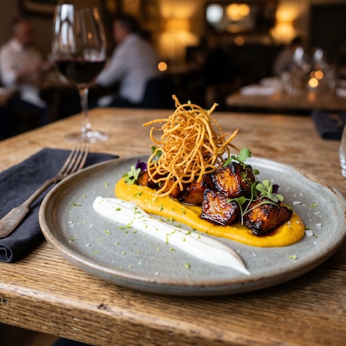 Soy Glazed Covington Sweet Potato Three Ways