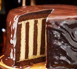 Keith's "Dad's Chocolate Orange" Vertical Layer Cake