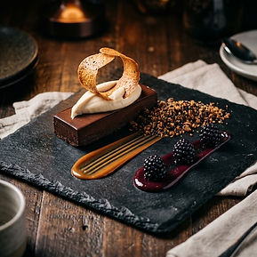 Dark Chocolate Delice with Tahini