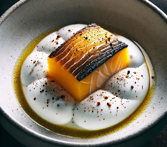 Smoked Rainbow Trout with Lemon and Hazelnut Relish