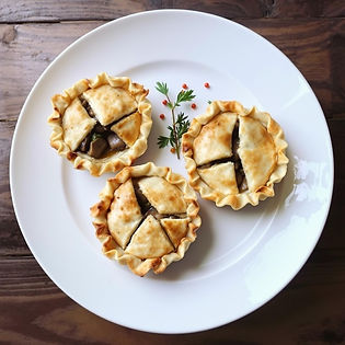 Tofu and Shroom Pies