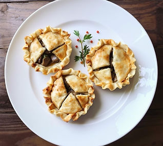 Tofu and Shroom Pies