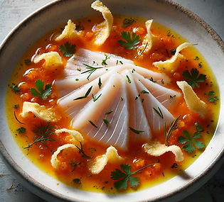 Lionfish Tartare with Gouda Frico