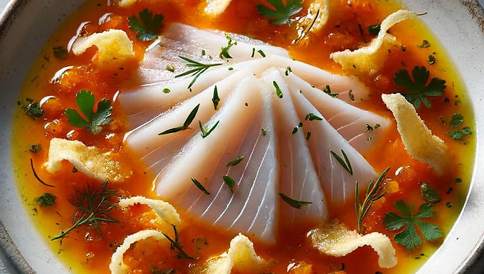 Lionfish Tartare with Gouda Frico