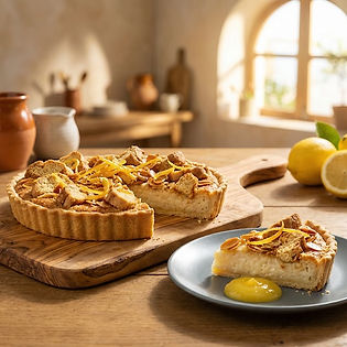 Plant-Based Rice Pudding Tart