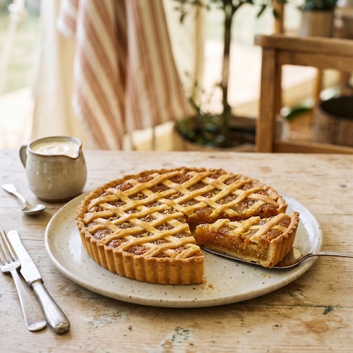 Treacle Tart with Woven Lattice Top