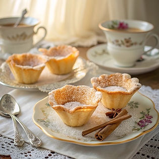 Jürgen's Cup of Chai Brandy Snaps