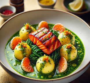 Blackened Snapper with Butter Poached Potatoes