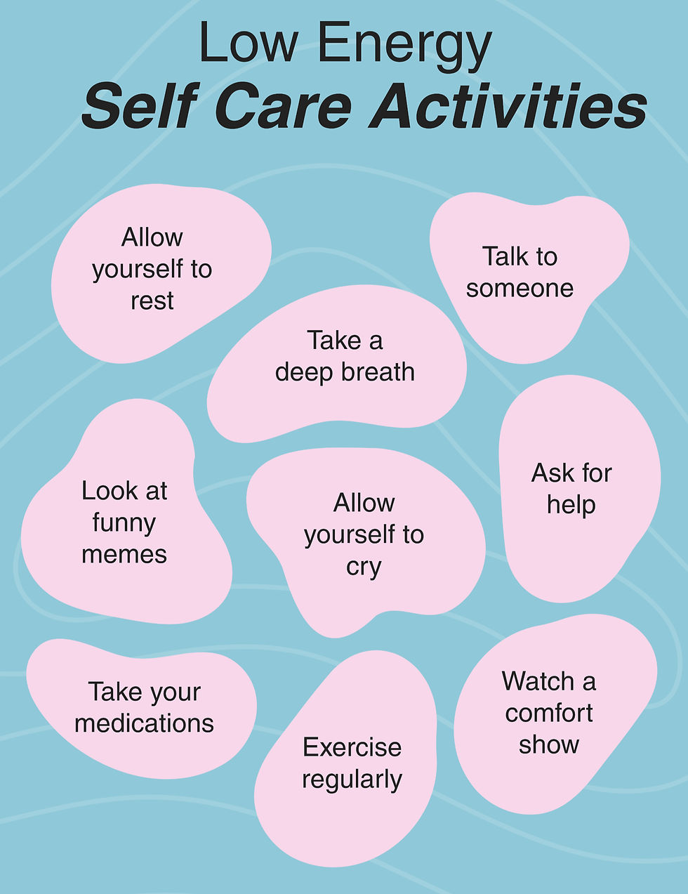 Low Energy Self Care Activities