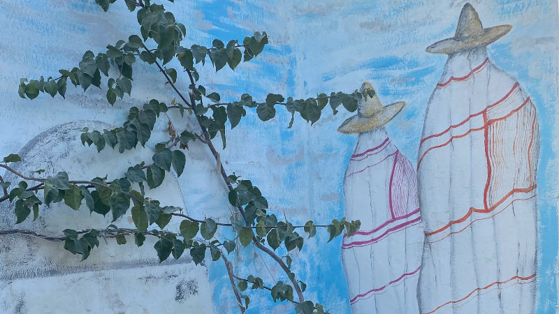 Djerbahood Djerba street art postavy zeď