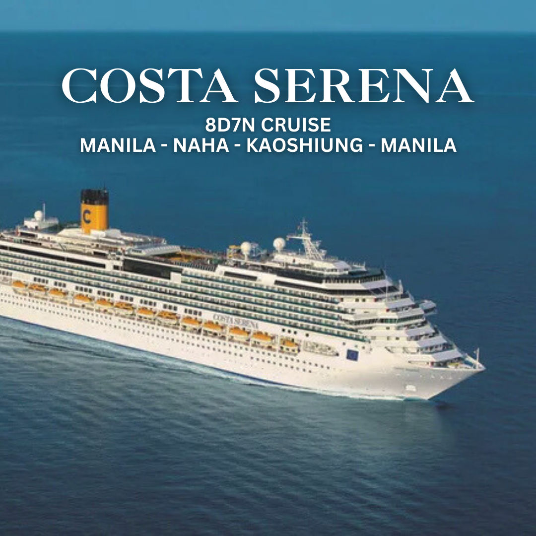 COSTA SERENA 8D7N CRUISE ROUTE 4