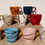 Miniatura: Set of 4 coffee cups  "Silly"