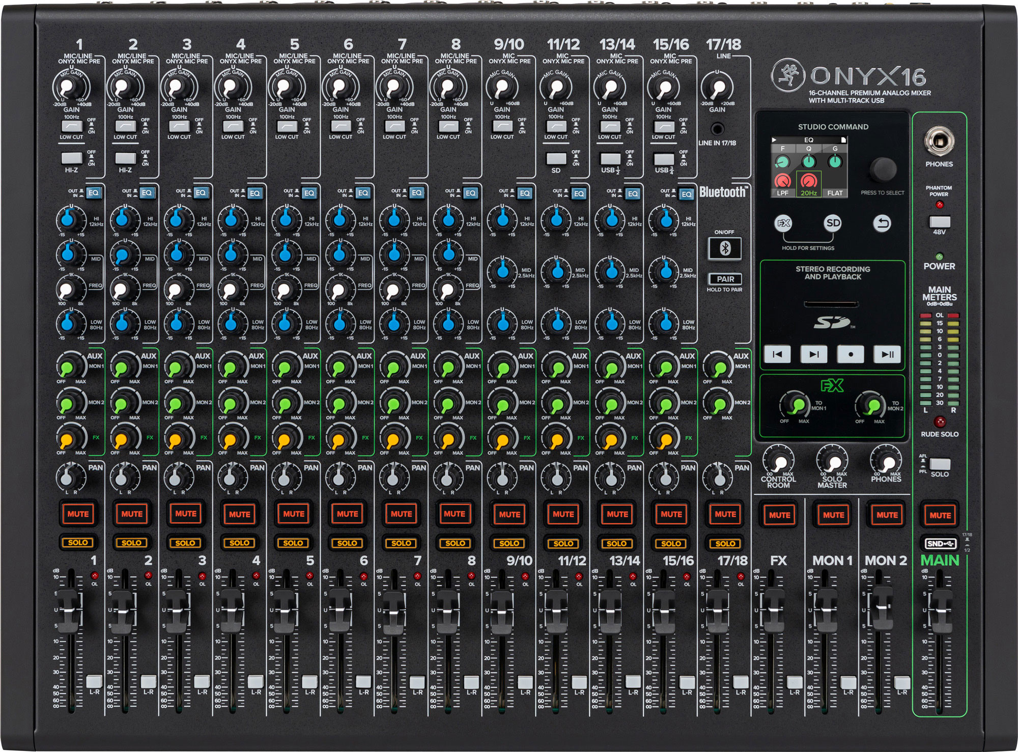 Mackie Onyx-16 Channel 49.99/Day