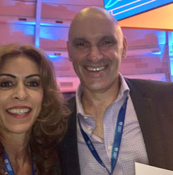 Márcia e Chris O'Brien