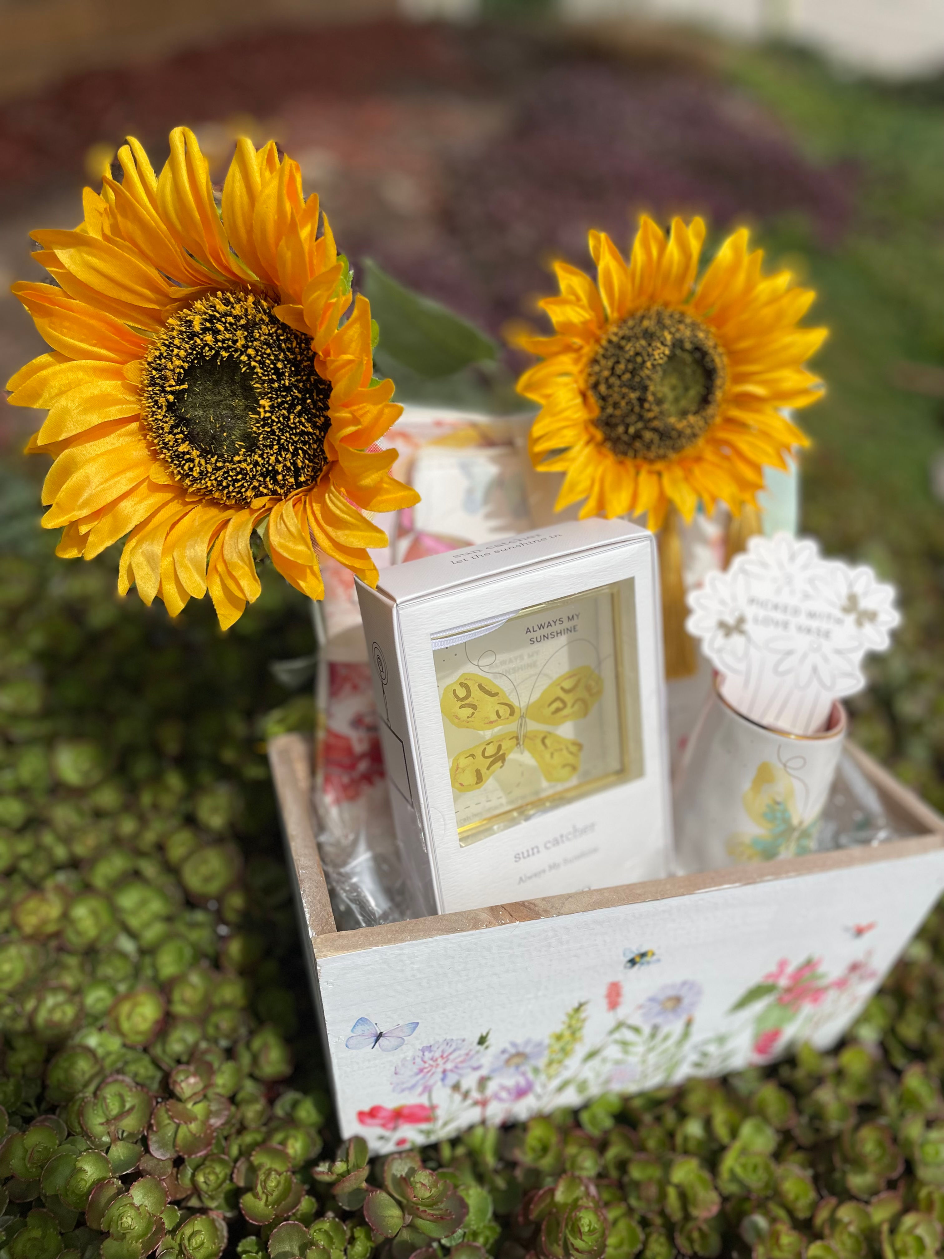 Sunflower Basket