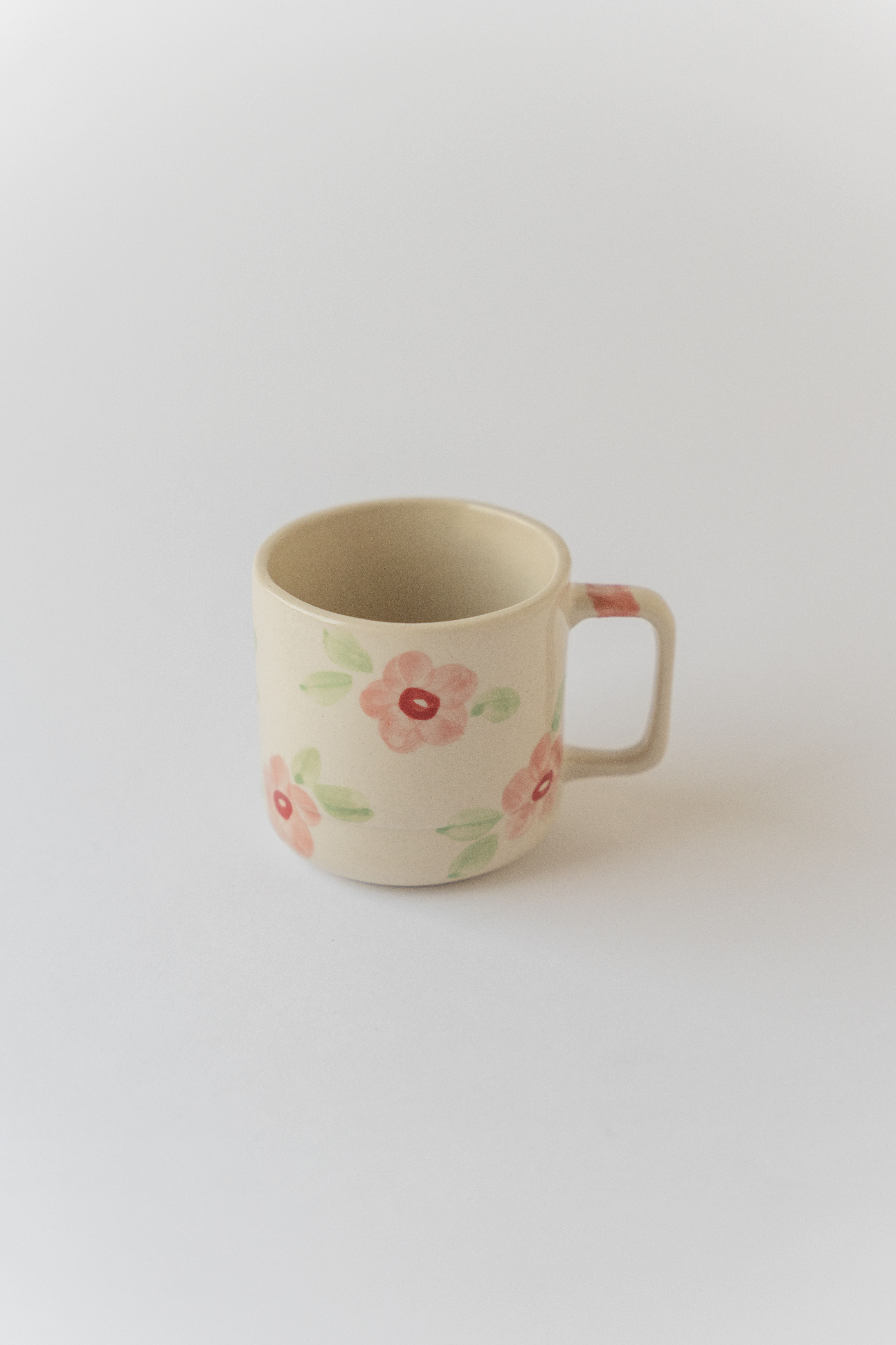 Chávena Cilindro Floral Pink