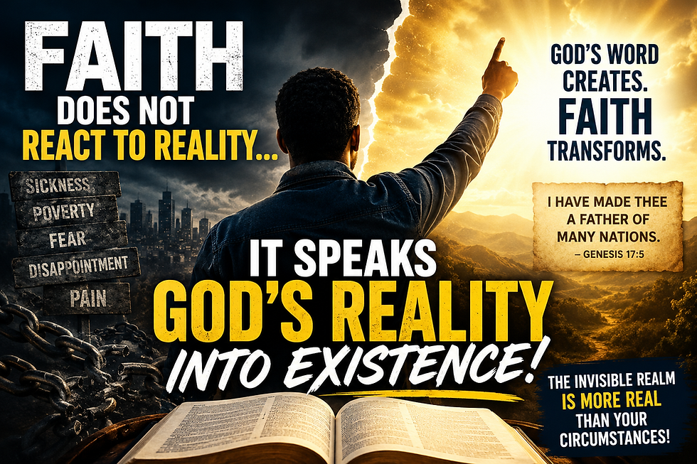 Faith That Alters Reality – Part 2 (Continued)