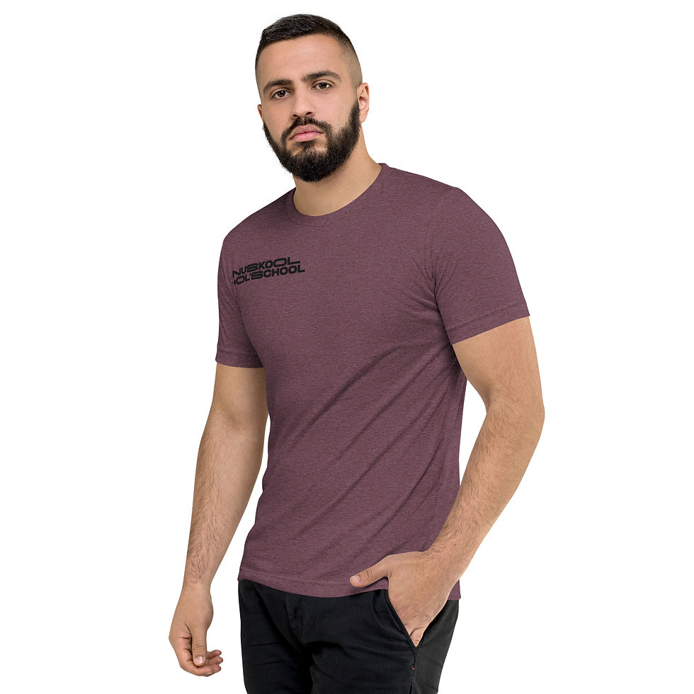 Thumbnail: Short sleeve t-shirt: NuSkool + Ol'School (black print)