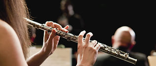 Flute Player in Orchestra