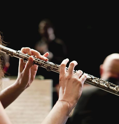 Flute Player in Orchestra