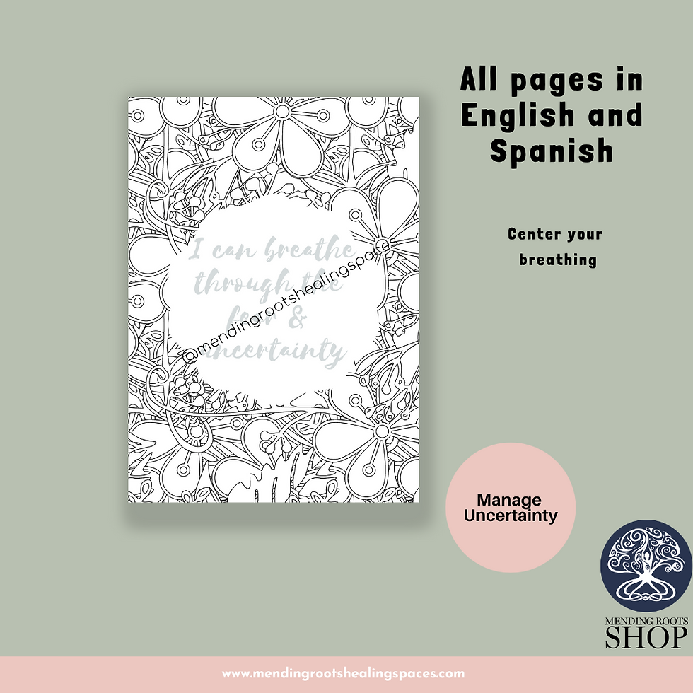 Thumbnail: Uncertainty Coloring Books Digital PDF Eng/Span
