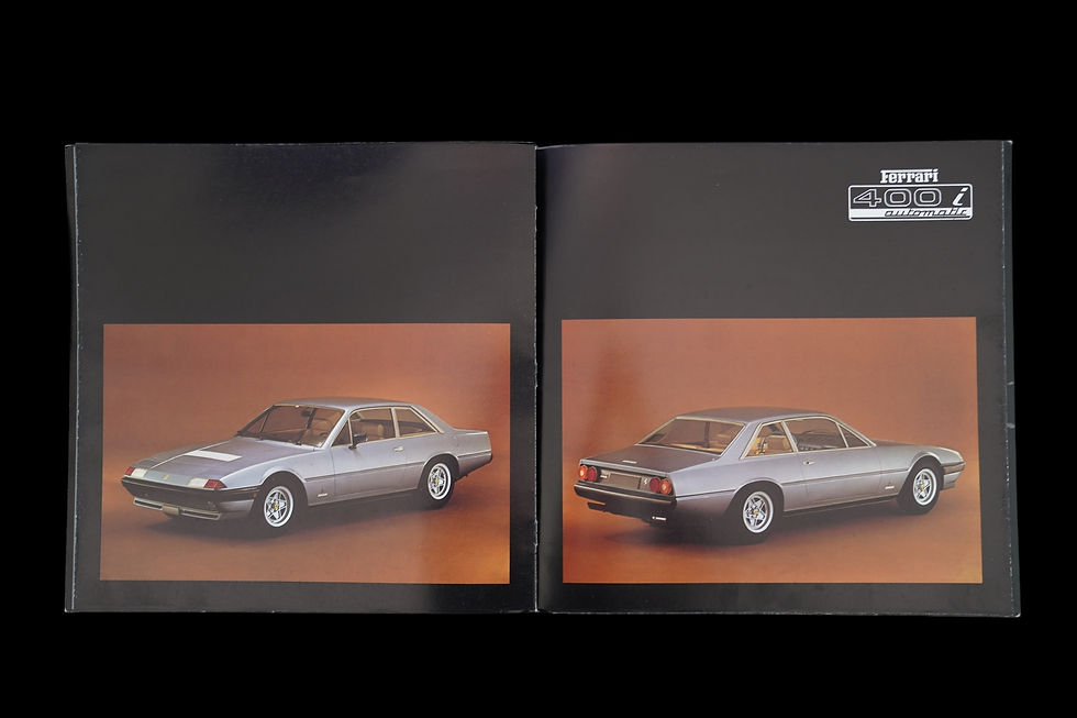 Thumbnail: 1981 Ferrari 400 I Automatic Sales Brochure