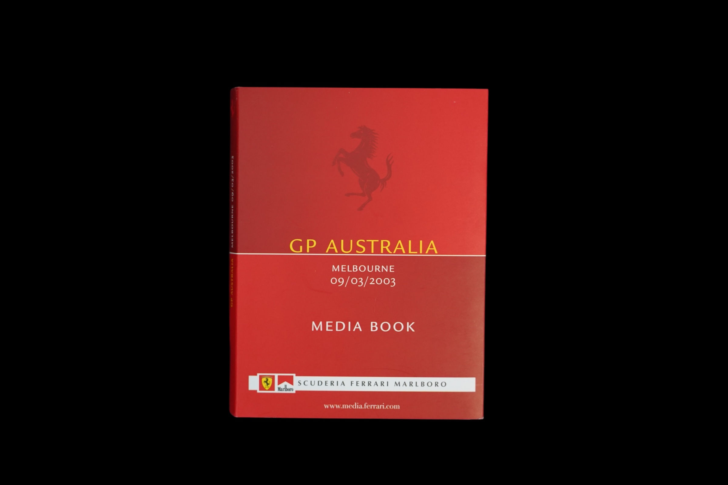 GP Australia F1 Grand Prix Media Book- Melbourne ( March 9, 2003)