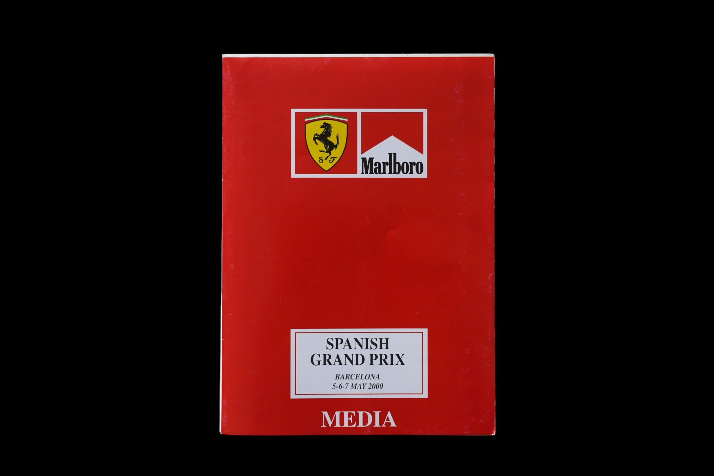 Spanish Grand Prix F1 media fold out pamphlet – Barcelona, (May 5–7 2000)