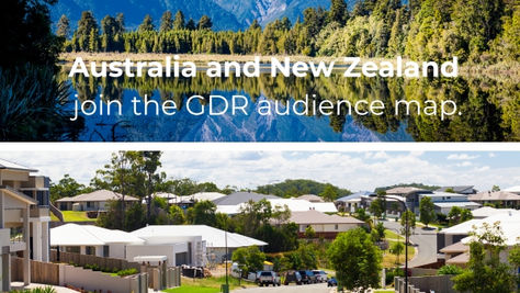Australia and New Zealand Join the GDR Audience Map