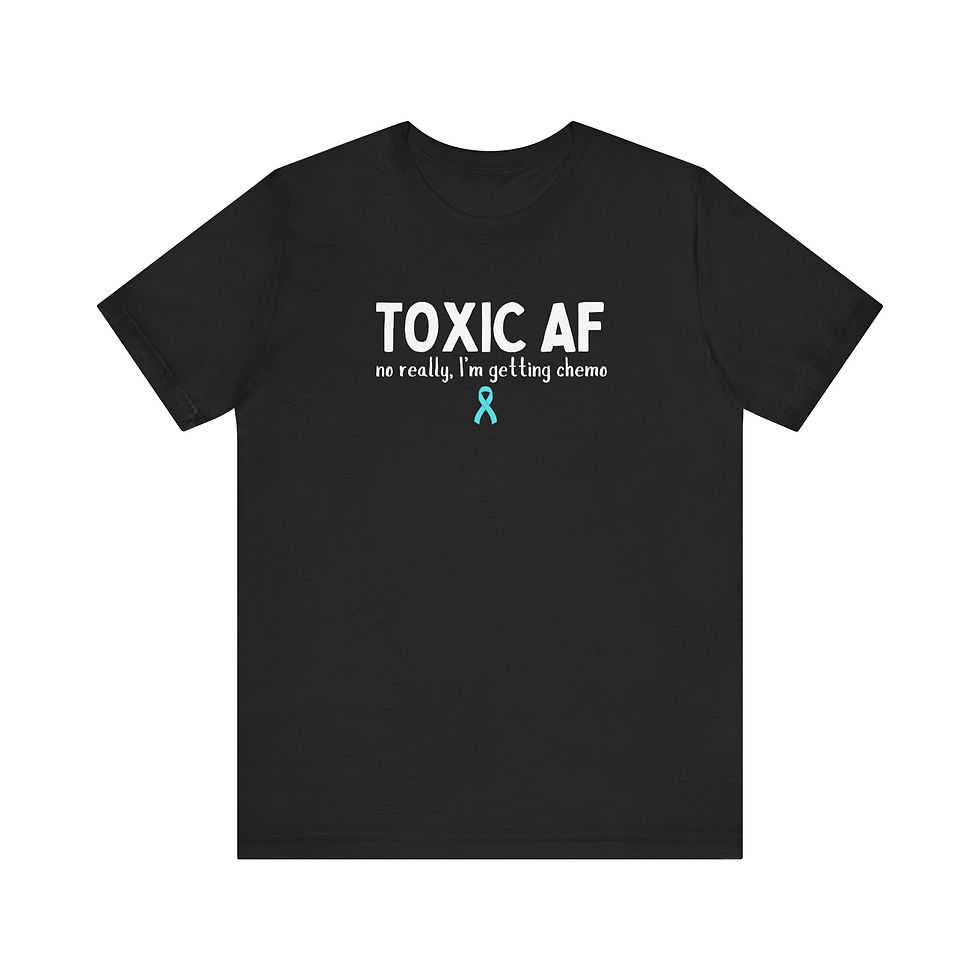 Toxic AF-Teal Ribbon