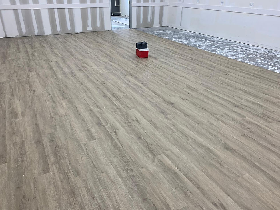 HALL WITH VINYL FLOORING