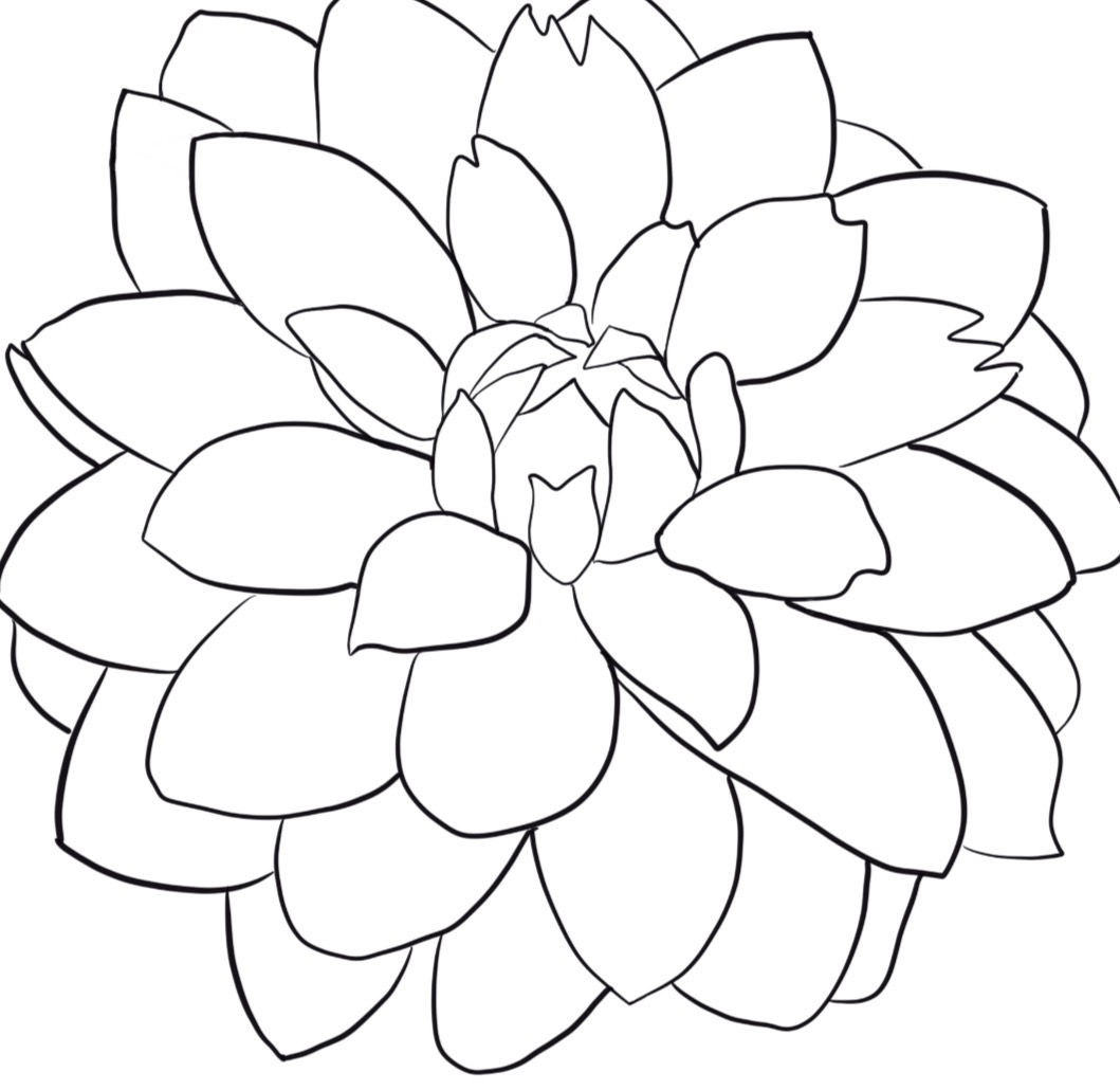 Dancing Dahlia Pattern