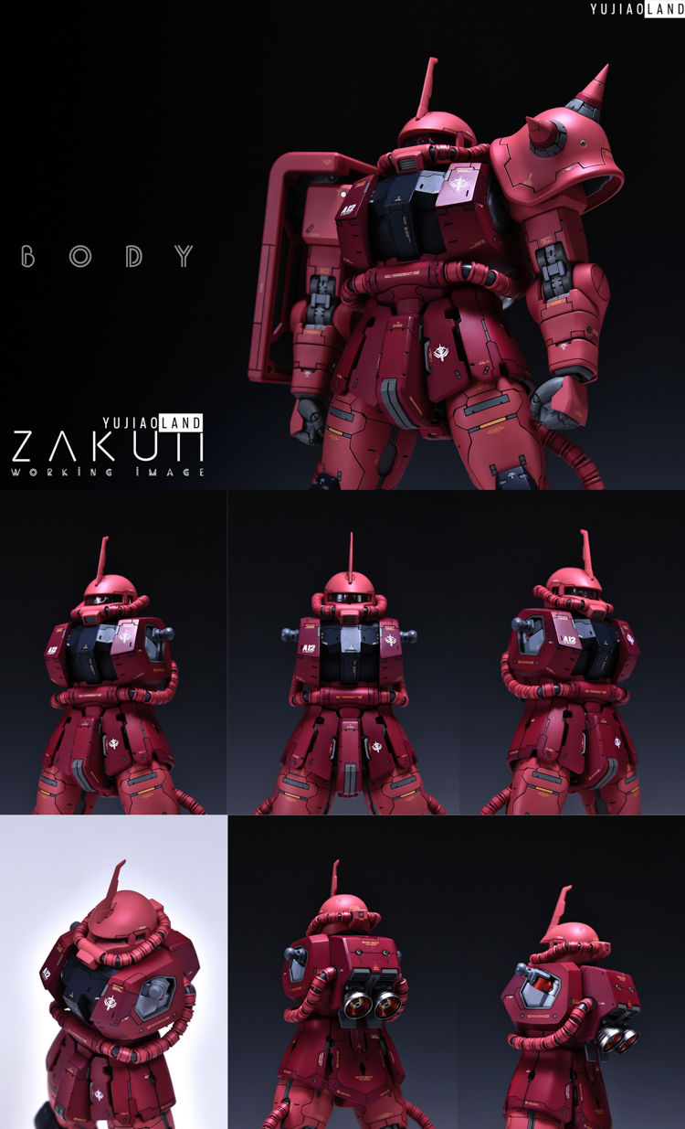 Thumbnail: YuJiao Land Resin 1/100 Zaku II Conversion (Pre-Order)