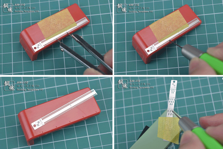 Thumbnail: MadWorks/AW110 Scribing Stencil Templates