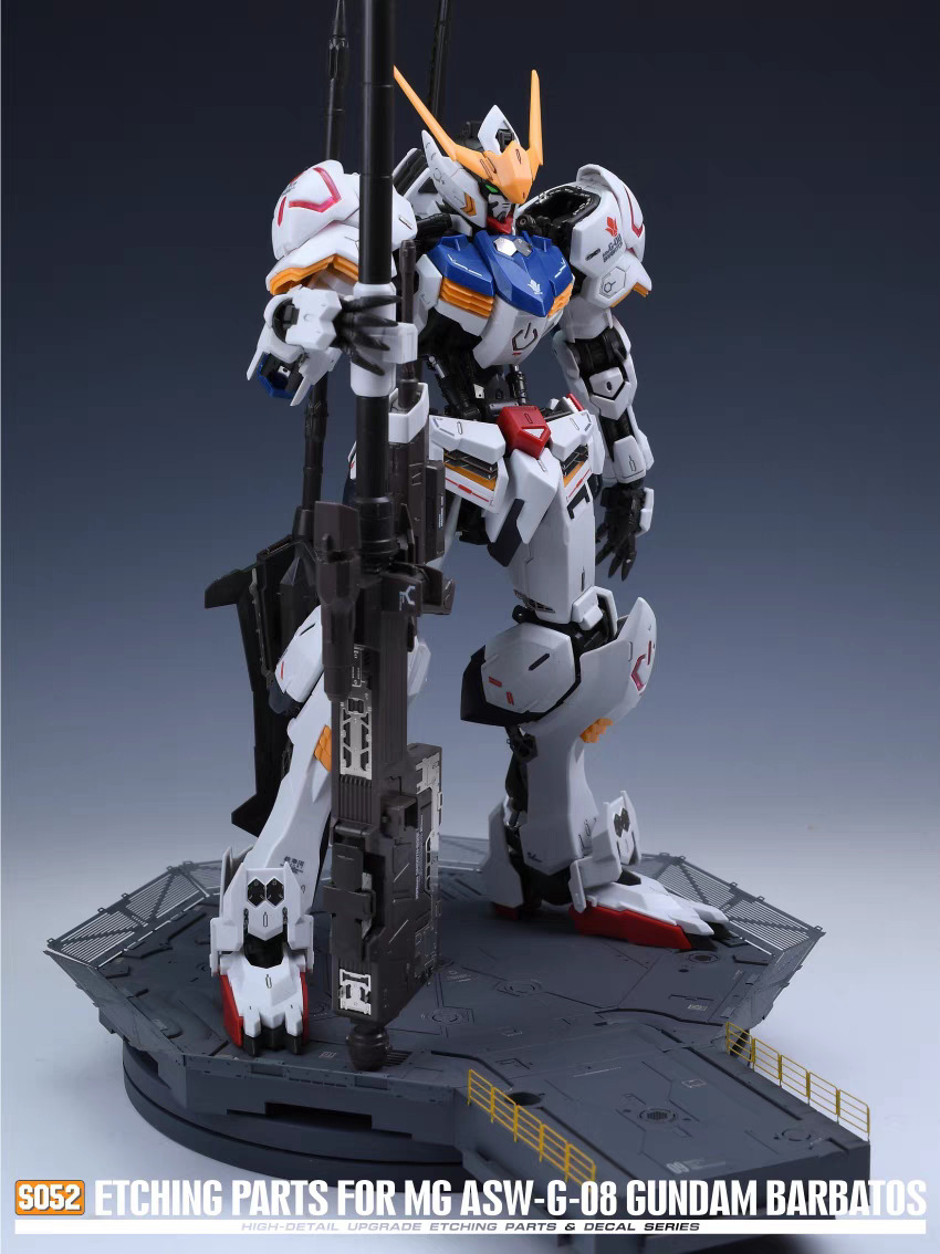 Thumbnail: MadWorks S52 MG Barbatos Gundam Photo Etch Metal Part Detail Upgrade