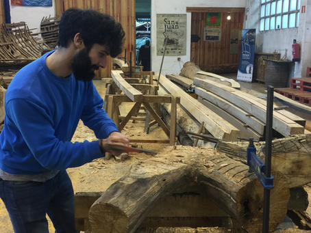 Santiago, voluntario en Albaola