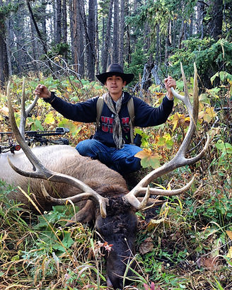 Elk hunting Blackfeet Indian Reservation