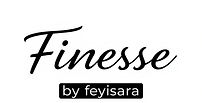 Create a logo for a beauty brand called _Finesse by Feyisara_. Emphasize _Finesse_ but add