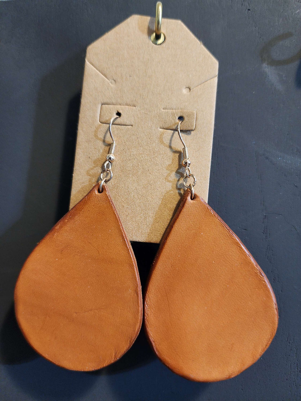Thumbnail: The Calamity - Leather Earrings
