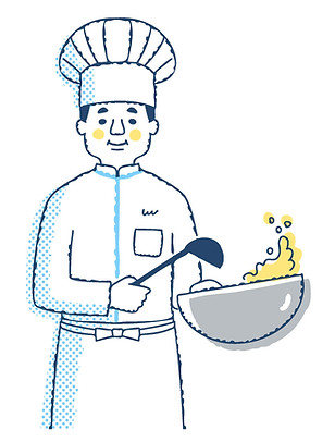 飲食店イラスト1