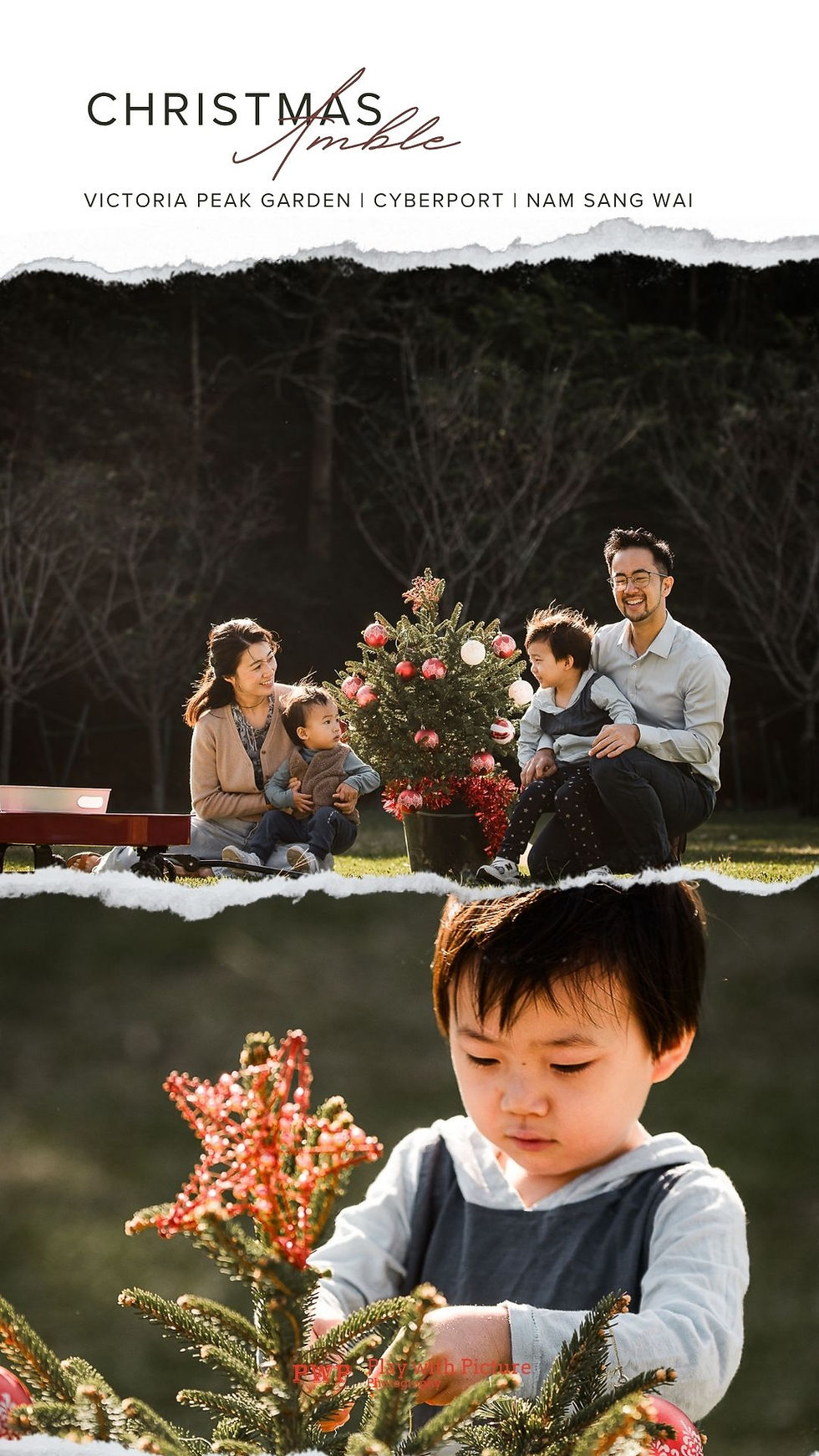 🎅🏻 This season, we’re excited to present our Christmas Amble — a one‑of‑a‑kind photo experience designed to capture the joy, laughter, and natural beauty of the holidays. 🌲 A Real Christmas Touch We’ll provide a little real Christmas tree (around 1.2m) and a festive red trolley for the session. Children can carry the tree, place it on the grassland, and decorate it — turning the experience into playful, authentic moments. 📸 Capturing the Magic While the kids explore and families enjoy the festive setup, we’ll be there to capture the in‑between moments — the love, the laughter, and the most natural faces of the season. This isn’t just a photo session; it’s a chance to create memories that feel alive, genuine, and full of holiday spirit. Whether you're planning your holiday cards, a family keepsake, or simply want to celebrate the season in style — this is your moment. 🌞 Secure the best sun-lit time slots before they’re gone! 📅 From 17NOV to 24DEC 📍 Cyb