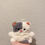 Thumbnail: GREY & WHITE KITTEN CASE FOR SAMSUNG GALAXY BUDS 3, BUDS 3 PRO