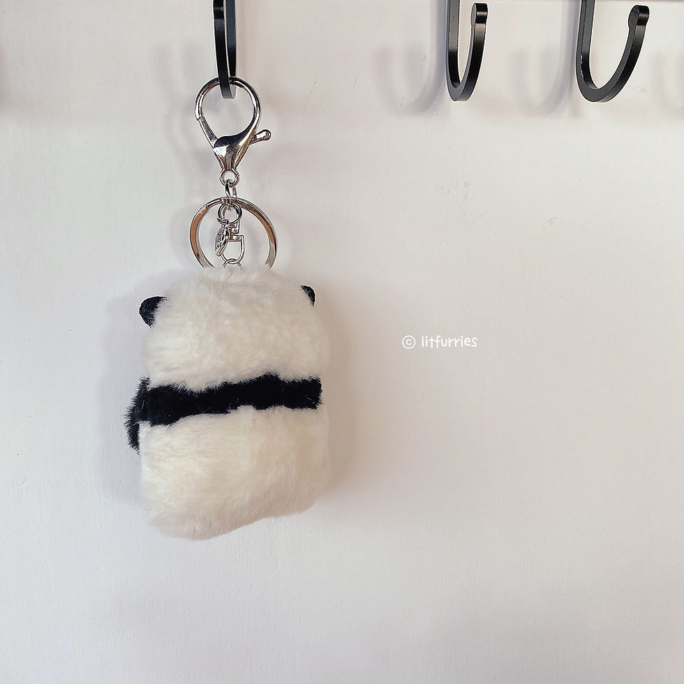 Thumbnail: PANDA PLUSH BAG CHARM