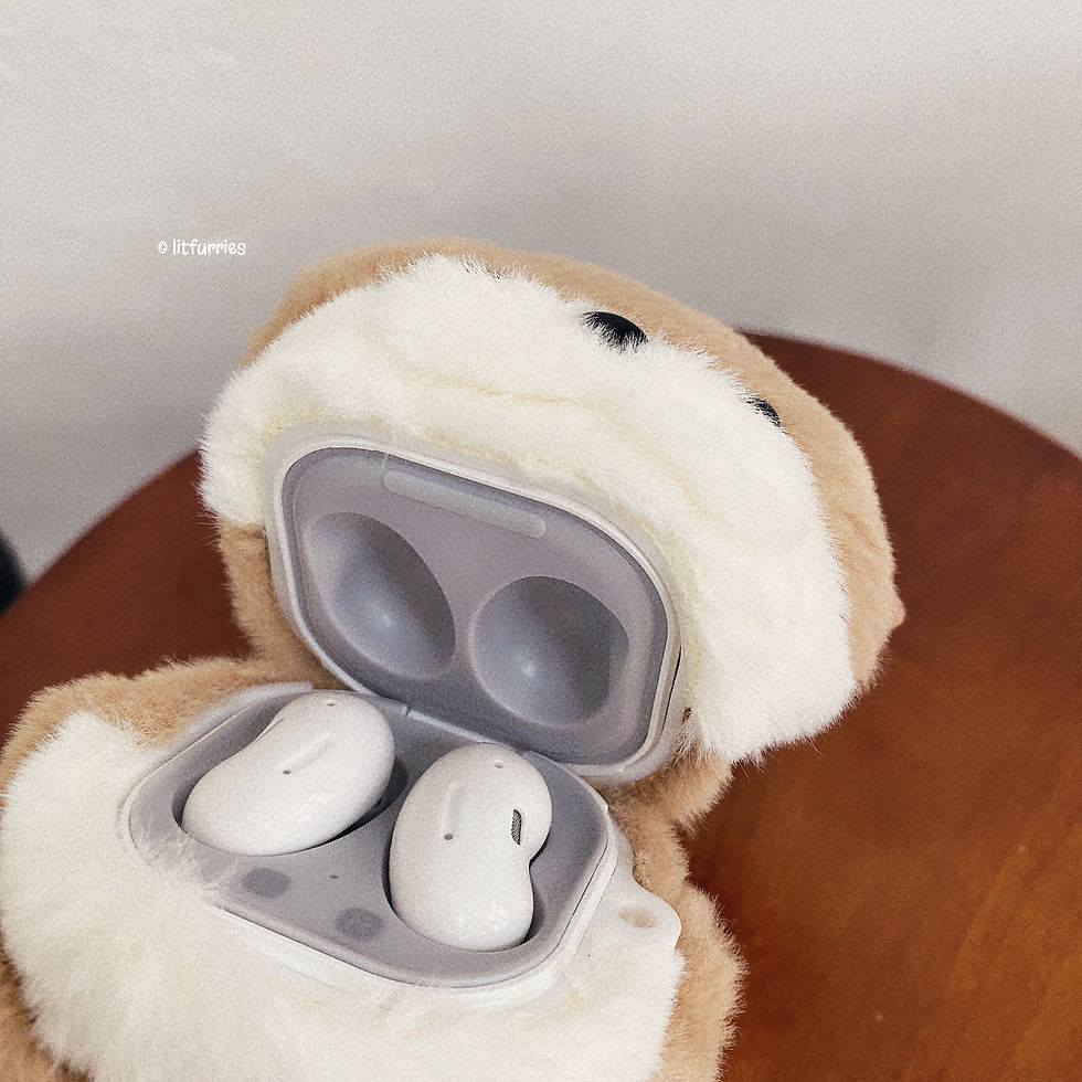 Sea Otter Galaxy Buds Case/ Open View