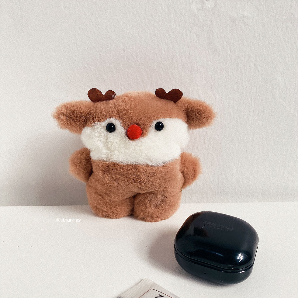 Reindeer Galaxy Buds Case/ Front