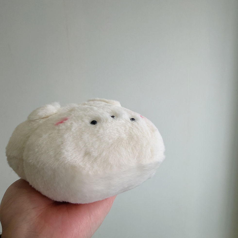 Thumbnail: litfurries - WHITE SEAL PUP PLUSH Close Up on head