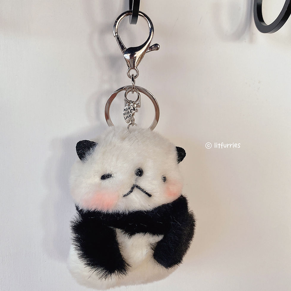 Thumbnail: PANDA PLUSH BAG CHARM